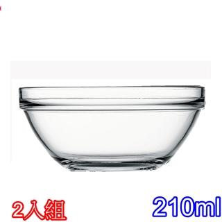 【Luminarc 樂美雅】強化玻璃金剛碗小沙拉碗210cc(二入組)
