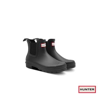 【HUNTER】女鞋 - Original新版切爾西霧面踝靴(黑色)