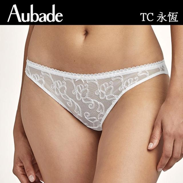 【Aubade】永恆古典蕾絲三角褲-TC(白)