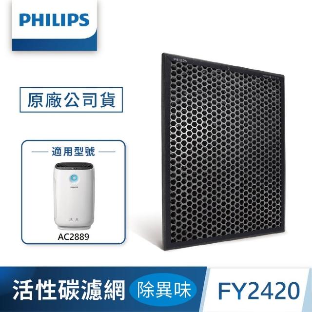 【Philips 飛利浦】活性碳濾網-除異味 -FY2420(適用 AC2889)