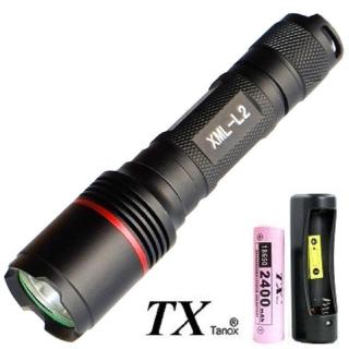 【TX特林】XML- L2 LED IPX7 防水強亮筆夾式手電筒(T-2018-IPX7)