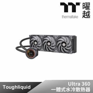 【Thermaltake 曜越】鋼影 TOUGHLIQUID Ultra 360 一體式水冷散熱器(CL-W323-PL12GM-A)