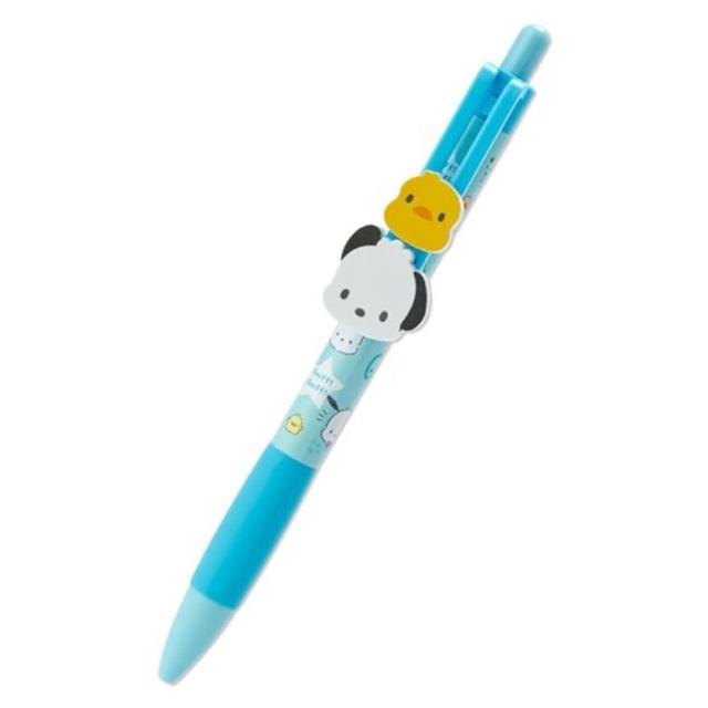 【小禮堂】帕恰狗 日製 造型原子筆 自動原子筆 玩偶筆 黑筆 《綠 大臉文具》