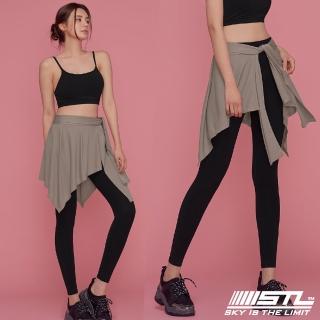 【STL】yoga 韓國瑜珈 HIP COVER 運動機能一片式綁帶外罩裙(拿鐵咖啡Hazelnut)