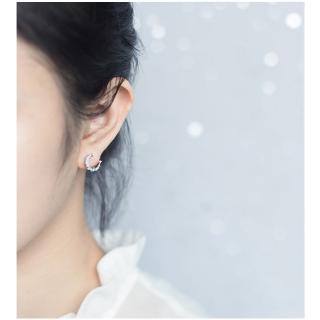 【HaNA 梨花】韓國輕奢．月牙彎彎細緻耳環