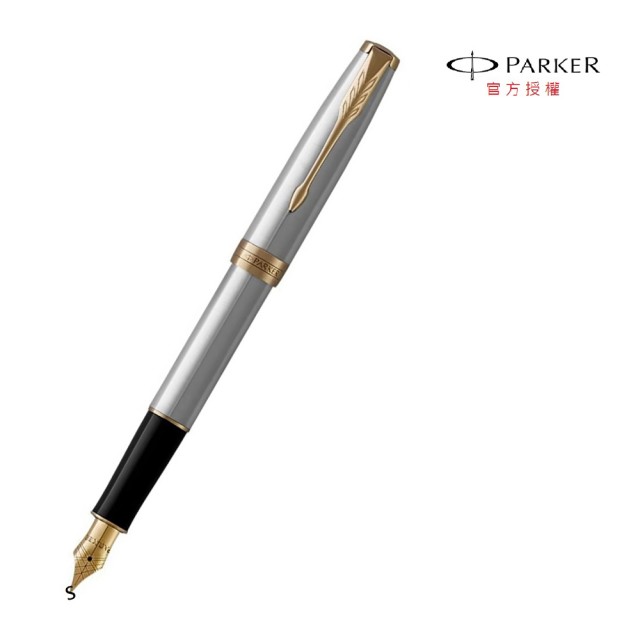 【PARKER】新卓爾系列 鋼桿金夾鋼筆(1931504)