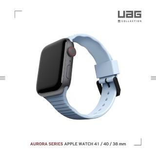 【UAG】（U）Apple Watch 38/40/41mm 透氣矽膠錶帶-藍(UAG)