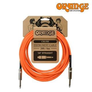 【ORANGE】Crush CA036 樂器導線／20呎／雙直頭／6.3對6.3／(原廠公司貨 品質保證)