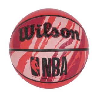 【WILSON】Wilson NBA DRV Plus 籃球 7號 耐磨 橡膠 室外 抓地力強 火紋紅(WTB9203)