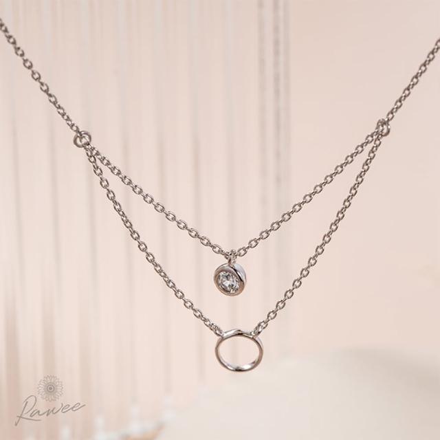 【Rawee】泰國設計師款 Shine Layers Necklace(925純銀項鍊)