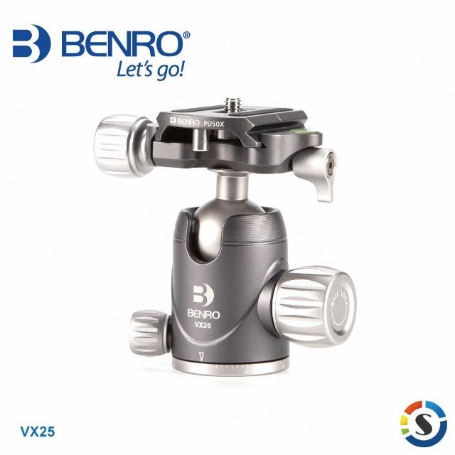 【BENRO 百諾】VX25 雙全景球型雲台(勝興公司貨)