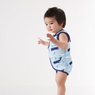 【Splash About 潑寶】嬰兒 保暖泳衣 連身- 海洋鯨魚(嬰兒連身泳衣)