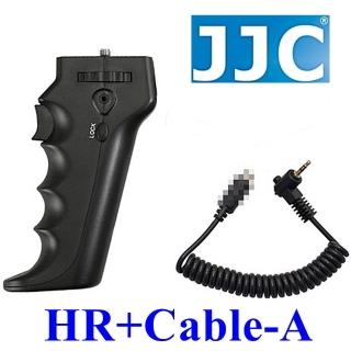 【JJC】Canon快門線手把手HR+Cable-A(相容佳能RS-80N3快門線)