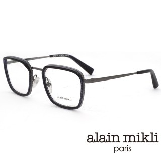 【Alain Mikli】法式巴黎色彩個性金屬方框光學眼鏡(深紫 A02028-003)
