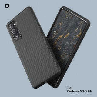 【RHINOSHIELD 犀牛盾】Samsung Galaxy S20 FE Solidsuit 碳纖維紋路防摔背蓋手機保護殼(獨家耐衝擊材料)