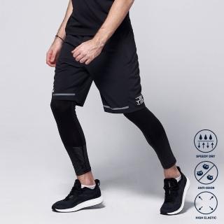 【BATIS 巴帝斯】高彈力機能運動緊身褲 Legging - 男(吸濕排汗)