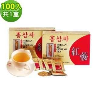 【金蔘】6年根韓國高麗紅蔘茶(100包 盒 共1盒)