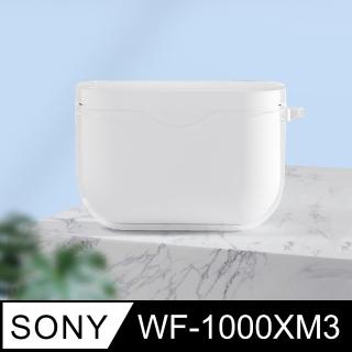 【TIMO】SONY WF-1000XM3藍牙耳機專用 透明矽膠保護套(附掛勾)