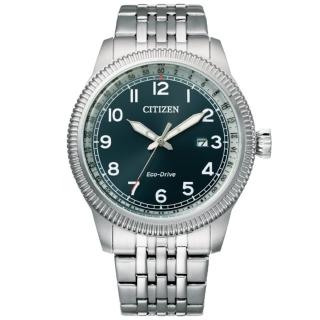 【CITIZEN 星辰】GENTS系列 光動能 時尚腕錶 禮物推薦 畢業禮物(BM7480-81L)