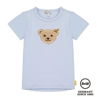 【STEIFF】熊頭童裝 經典熊頭 短袖T(短袖上衣 啾啾款)