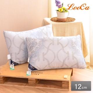 【LooCa】石墨烯抗菌天絲三段式獨立筒枕頭(2入)