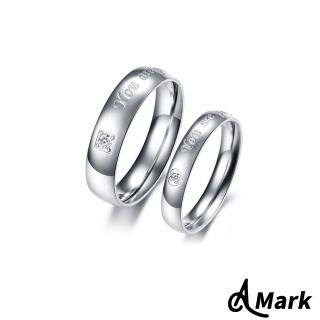 【A MARK】你最完美鑲嵌水晶鑽造型戒指(男女款/2款任選)