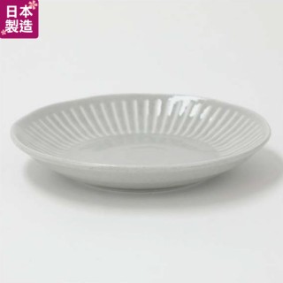 【NITORI 宜得利家居】日本製 輕量小皿 撥水十草 GY(輕量 皿 撥水十草)