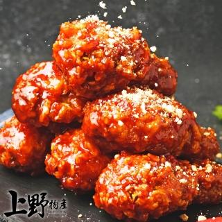 【上野物產】辣味韓式 炸雞腿塊12包(250g±10%/ 炸雞/雞肉/炸物)