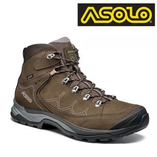 【ASOLO】男款 GTX 中筒郊山健走鞋 FALCON LTH GV A40044/A553(防水透氣、輕便、黃金大底、休閒)