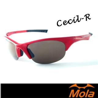 【MOLA】MOLA摩拉品牌6-11歲兒童運動太陽眼鏡 UV400 抗UV 跑步 棒球 男女Cecil-r