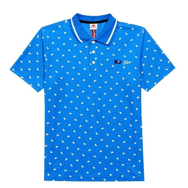 【KAPPA】時尚舒適型男吸濕排POLO衫(義大利藍 33164CWE21)