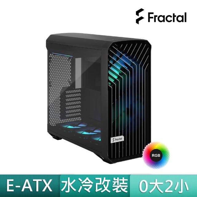 【Fractal Design】Torrent Black RGB TG Light Tint  電腦機殼-黑-RGB(進風量最大化)