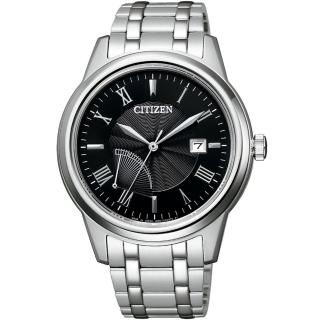 【CITIZEN 星辰】光動能紳士時尚手錶-41.3mm(AW7001-98E)