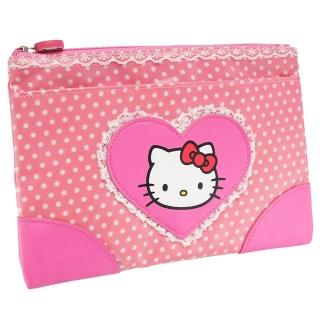 【TDL】Hello Kitty凱蒂貓化妝包收納包收納袋隨身包筆袋900877(平輸品)