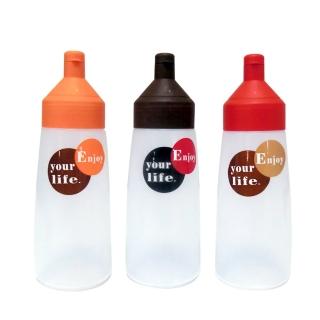 【生活King】大愛醬調味瓶-420ml(3入組)