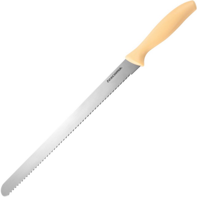 【TESCOMA】附套鋸齒麵包刀 30cm(吐司刀 土司刀 麵包刀 鋸齒刀)