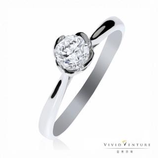 【Vividventure 亞帝芬奇】GIA 30分 DVVS2 鉑金台 鑽石 戒指 花香(3VG 八心八箭)