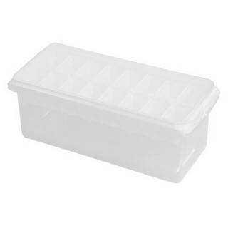 【NITORI 宜得利家居】製冰盒 加蓋附冰盒 白色 P5-0076 冰島
