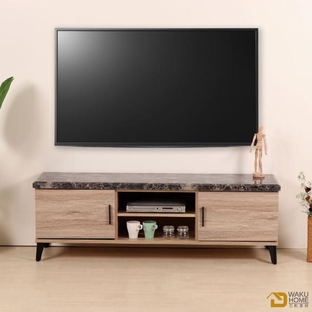 【WAKUHOME 瓦酷家具】Lara原切色5尺電視櫃A016-43-4