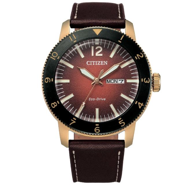 【CITIZEN 星辰】光動能紳士時尚手錶-43.5mm(AW0079-13X)