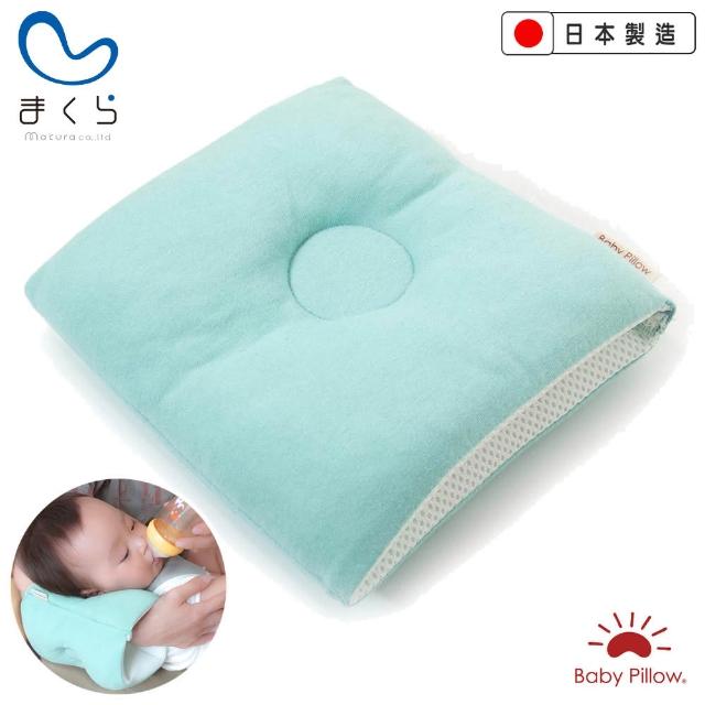 【MAKURA【Baby Pillow】】輕便型透氣授乳臂枕S-天空藍(授乳枕、臂枕可水洗、樣)