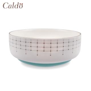 【Caldo 卡朵生活】北歐輕奢典雅描金6吋陶瓷湯碗