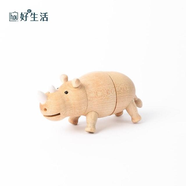 【hoi! 好好生活】Wooderful life動物磁鐵夾 犀牛