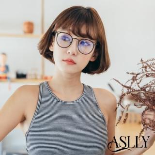 【ASLLY】LO1032線條貓眼濾藍光眼鏡