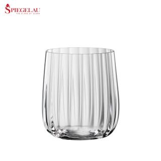 【德國Spiegelau】歐洲製LifeStyle水晶玻璃水杯/340ml(直紋品味款)