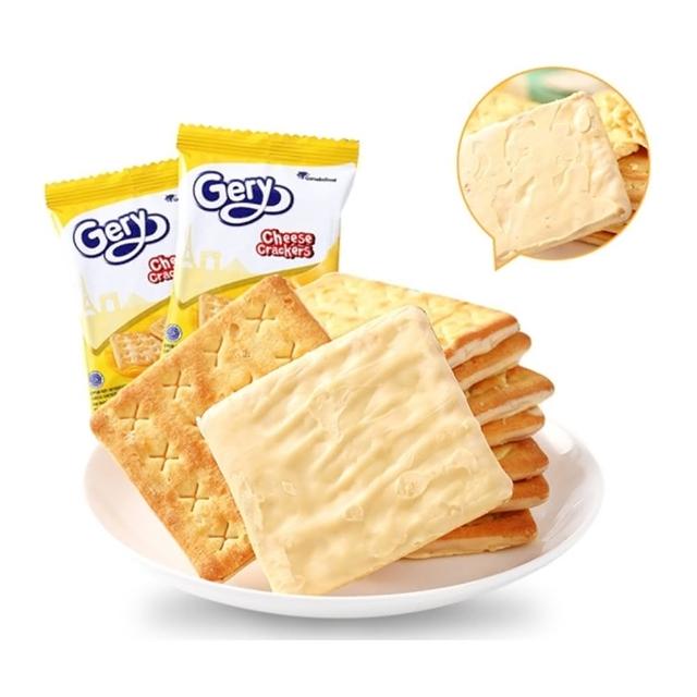 【Gery】香濃 厚醬起司 餅乾(216gX7袋 即期免運組)