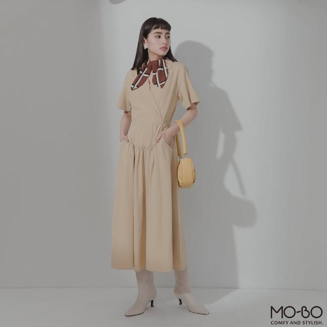 【MO-BO】不甘平凡西裝領洋裝(洋裝)