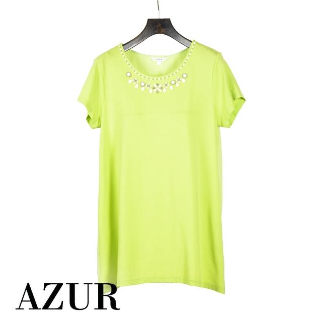 【AZUR】華麗經典圓領上衣-3色
