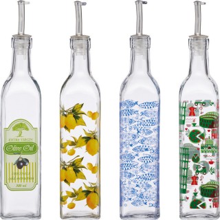 【KitchenCraft】玻璃油醋瓶 550ml(調味瓶)