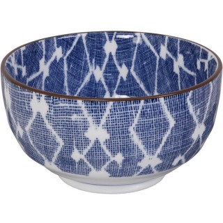 【Tokyo Design】和風餐碗 菱紋藍13cm(飯碗 湯碗)